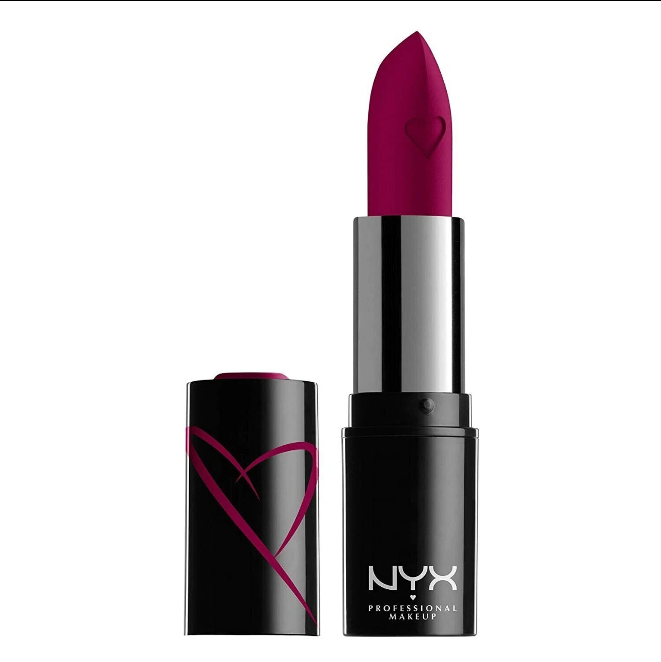 NYX Satin lipstick in Shades Shout Loud into & Dirty Talk